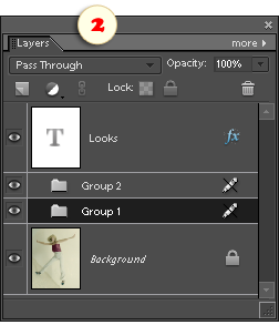 Layer groups in Photoshop Elements